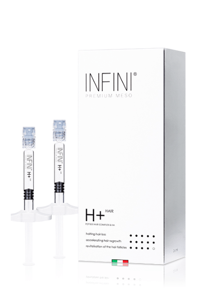 INFINI PREMIUM H+Hair | Обогащенный пептидами реструктуризант для восстановления качества волос и профилактики их выпадения (2 туб*1 мл)