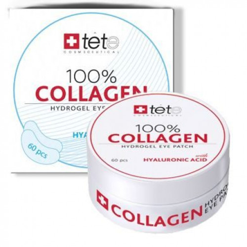 TETE. Гидроколлагеновые патчи для век 60 шт / 100% Hydrogel Eyes Patch / 60 шт