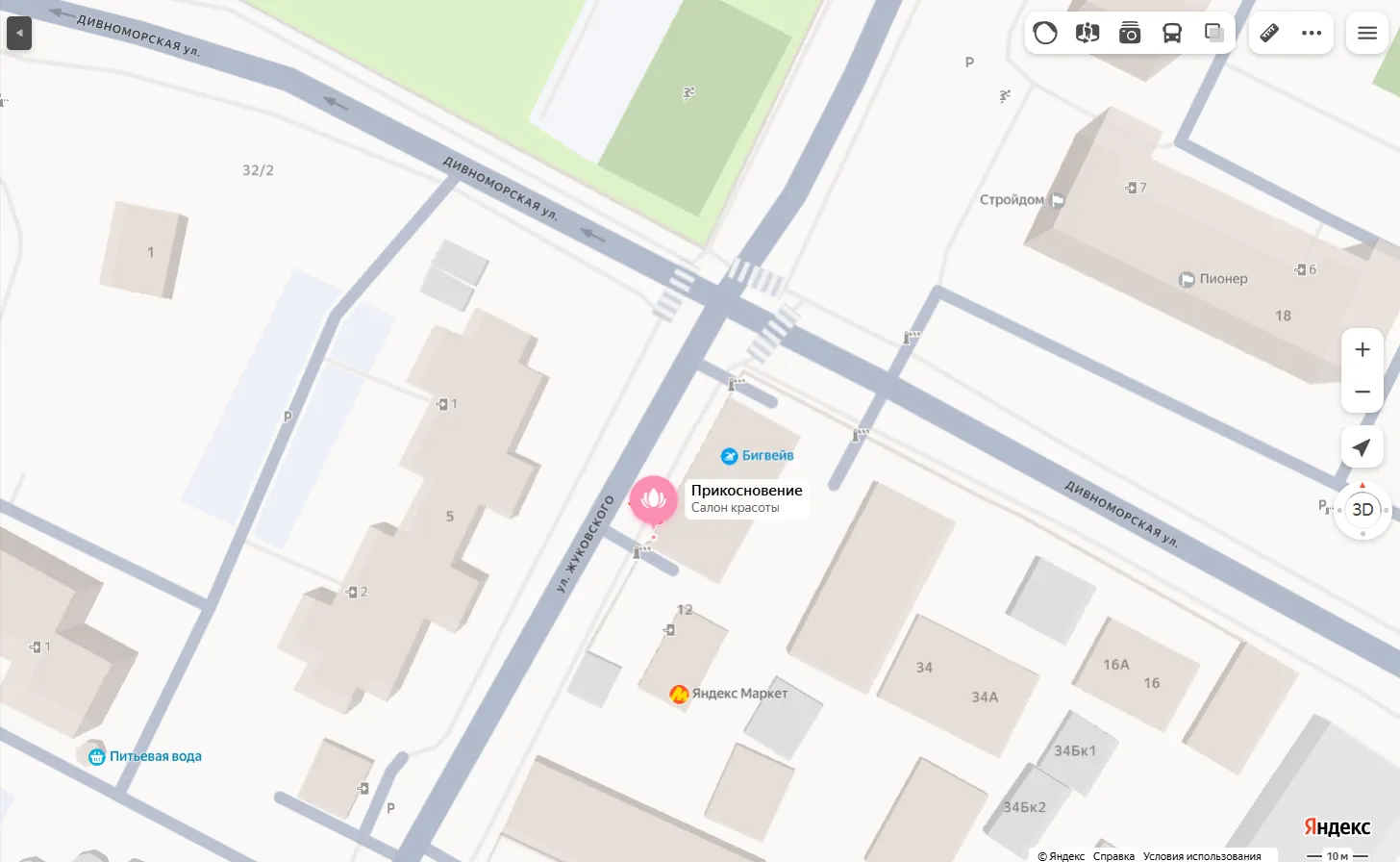 Карта Геленджик